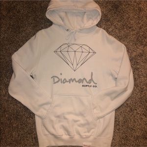 White diamond hoodie